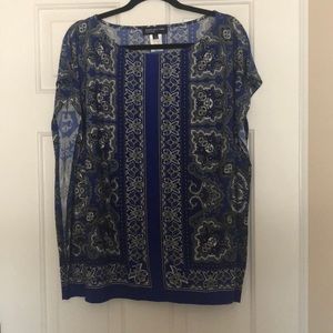 Jones New York Signature Tunic Top Size M